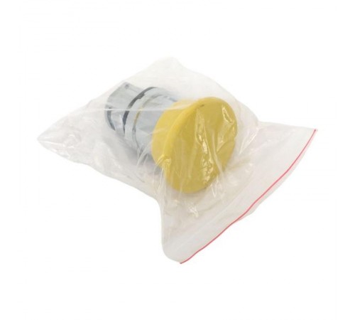 Исполнительный механизм кнопки XB4 "Грибок" желтый возвратный без фиксации без подсветки PROxima  XB4BC-Y  EKF