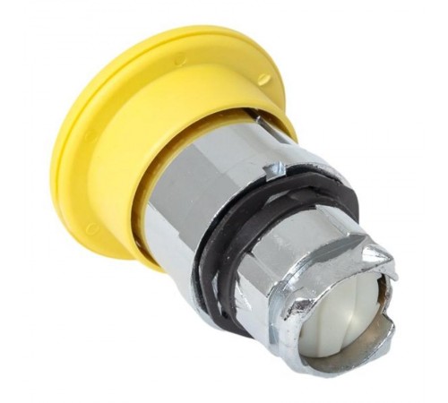 Исполнительный механизм кнопки XB4 "Грибок" желтый возвратный без фиксации без подсветки PROxima  XB4BC-Y  EKF