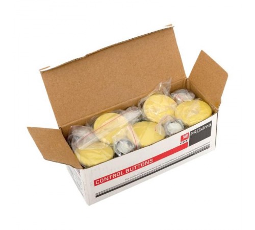 Исполнительный механизм кнопки XB4 "Грибок" желтый возвратный без фиксации без подсветки PROxima  XB4BC-Y  EKF