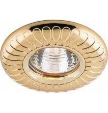 Светильник точечный встраиваемый декоративный DL6047 MR16 50W G5.3 золото  28959  Feron
