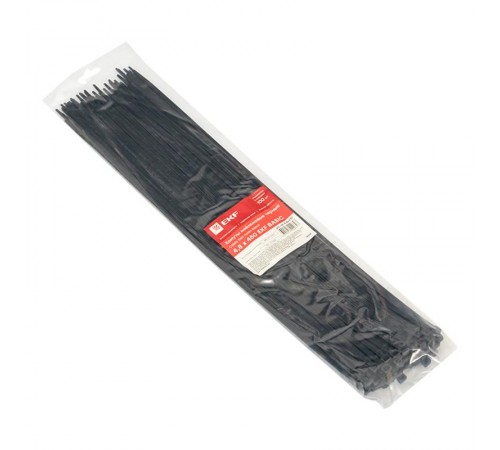Хомут нейлоновый ЧЕРНЫЙ 4,8х450 (уп./100шт) EKF Simple  plc-cb-4.8x450  EKF