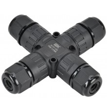 Коннектор кабельный герметичный WTP-108 3 PIN IP68  UWC10-X-024-3-68  IEK