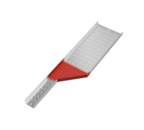 Переходник правый 80х200-600 мм "ПЛЮС" HD  PDplus80-200-600-R HD   КМ-профиль