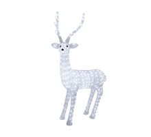 Акриловая светодиодная фигура "Северный олень" 130 см, 380 светодиодов, IP44 понижающий трансформатор в комплекте,  513-271  NEON-NIGHT