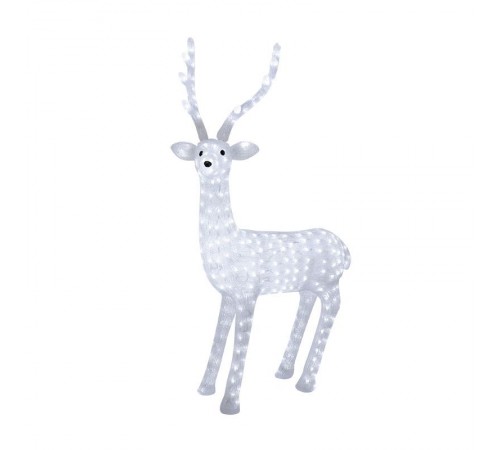 Акриловая светодиодная фигура "Северный олень" 130 см, 380 светодиодов, IP44 понижающий трансформатор в комплекте,  513-271  NEON-NIGHT