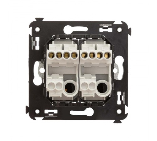 Кнопка двухклавишная в стену, "Avanti", "Ванильная дымка"  4405154  DKC