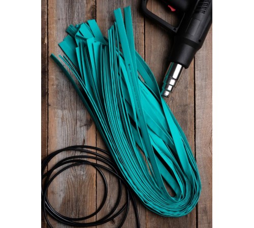 Термоусаживаемая трубка ТУТ нг 12/6 зеленая EKF PROxima  tut-12-j-1m  EKF