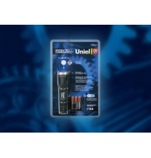 Фонарь-offroad Premium "Iron domination 120 +" P-ML074-PB Black  алюм. , XP-С {Q2} CREE LED, блистер, 3 х AAA в/к, черн  03812  Uniel