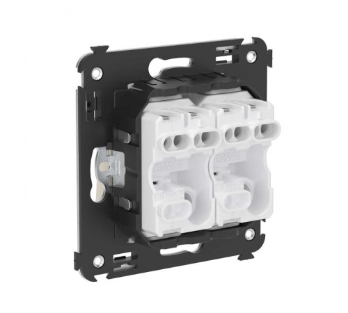 Кнопка двухклавишная в стену, "Avanti", "Ванильная дымка"  4405154  DKC