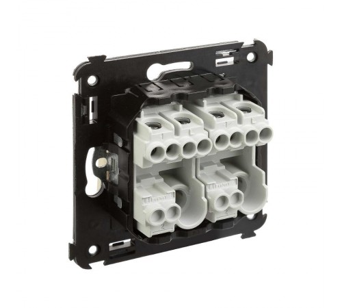 Кнопка двухклавишная в стену, "Avanti", "Ванильная дымка"  4405154  DKC