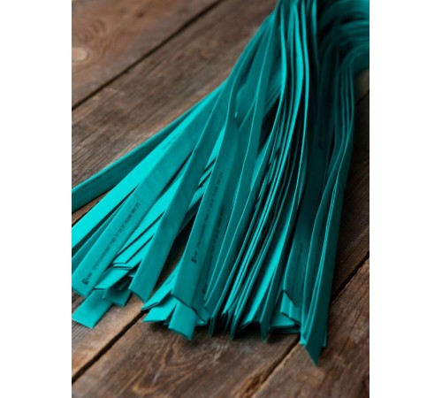 Термоусаживаемая трубка ТУТ нг 12/6 зеленая EKF PROxima  tut-12-j-1m  EKF