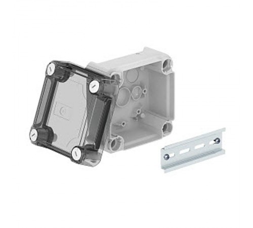 Коробка распределительная T60, 114x114x57 мм, сплош. стенка, выс. прозрач. крышка (T 60 OE HD TR)  2007770  OBO Bettermann