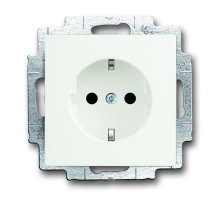 Розетка SCHUKO 16А 250В, с LED подсветкой, future/solo, белый бархат  2013-0-5326   2CKA002013A5326  ABB