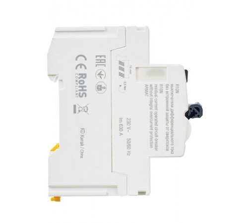 Выключатель дифференциальный (УЗО) R10N 2P 63А 30мА тип A ARMAT  AR-R10N-2-063A030  IEK