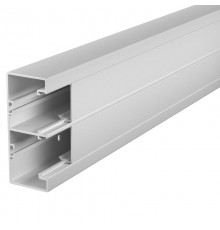 Кабель-канал Rapid 45-2 с 2 крышками 53x130x2000 мм (для ЭУИ 45х45 мм) ПВХ светло-серый RAL 7035  6113202  OBO Bettermann