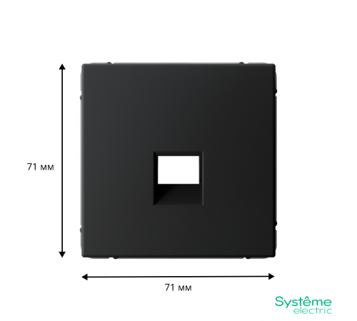 ArtGallery Карбон Накладка информационная типа Keystone  GAL001084  SE