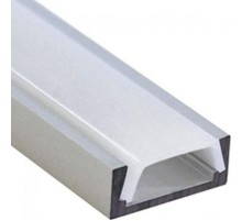 Профиль алюминиевый для светодиодной ленты PAL 1506 накладной анодированный IP20 2м  1009609  Jazzway