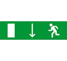 Световой оповещатель охранно-пожарный (табло) SKAT-12 УКАЗ ДВЕРИ ЛЕВ  8507  Бастион