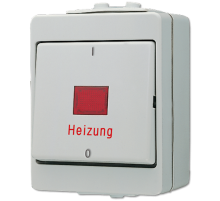 Аварийный выключатель для отопительных систем 16AX 400V ~ для накладного монтажа IP44  603HW  Jung