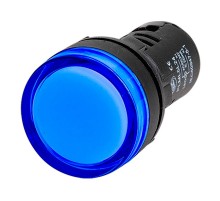 Сигнальный индикатор со  встроенным диодом 220В, синий  ALIL4L220  DKC