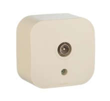 Quteo Слоновая кость Розетка TV  782245  Legrand