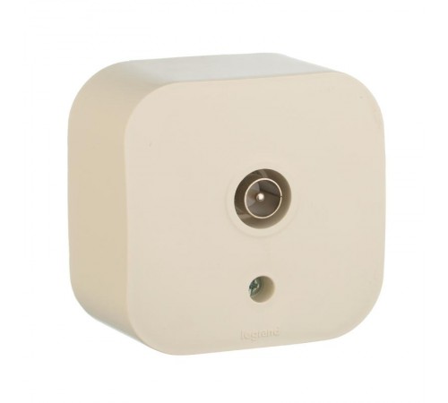 Quteo Слоновая кость Розетка TV  782245  Legrand