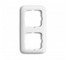 Рамка 2-постовая, серия Reflex SI, цвет альпийский белый  1725-0-1466   2CKA001725A1466  ABB