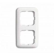 Рамка 2-постовая, серия Reflex SI, цвет альпийский белый  1725-0-1466   2CKA001725A1466  ABB