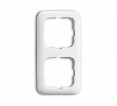 Рамка 2-постовая, серия Reflex SI, цвет альпийский белый  1725-0-1466   2CKA001725A1466  ABB