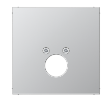 Крышка для одного гнезда подключения громкоговорителя; алюминий  AL2962-1  Jung