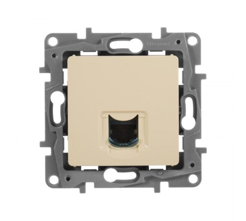 Etika Слоновая кость Розетка компьютерная RJ45 6 кат. UTP  672353  Legrand