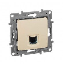 Etika Слоновая кость Розетка компьютерная RJ45 6 кат. UTP  672353  Legrand