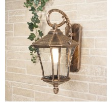 Светильник садово-парковый GLXT-1450D Virgo D черное золото настенный  a031926  Elektrostandard