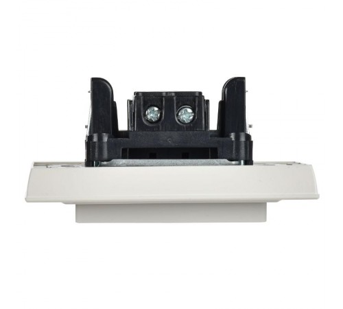 BRITE Выключатель 1-клавишный 10А в сборе ВСР10-1-0-БрБ белый  BR-V10-0-10-K01-F  IEK