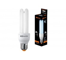 Лампа энергосберегающая КЛЛ-3U-20 Вт-4000 К-Е27 (41х156 мм)  SQ0323-0044  TDM