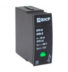 Сменный модуль к ОПВ-B In-30кА 440В с сигнализацией  opv-b-module EKF