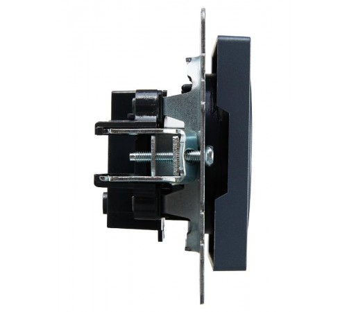 BRITE Розетка без заземления без шторок10А РС10-1-0-БрМ маренго  BR-R10-10-K35  IEK