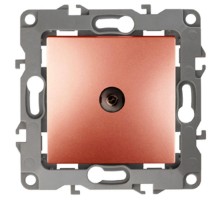 Розетка TV 12-3101-14 одиночная,  медь  Б0019341  ЭРА