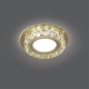 Светильник точечный встраиваемый Backlight BL043 Кругл. Шампань/Кристалл/Хром, Gu5.3, LED 2700K  BL043  Gauss