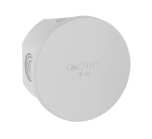 Коробка распределительная с кабельными вводами. IP44. д.65х35мм  53500  DKC