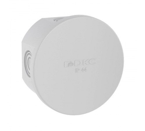 Коробка распределительная с кабельными вводами. IP44. д.65х35мм  53500  DKC