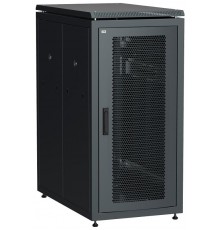Шкаф сетевой 19" LINEA N 24U 600х1000 мм перфорированные двери черный  LN05-24U61-PP  ITK