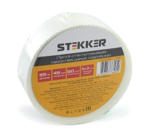 Лента уплотнительная "серпянка", 60 г/м*48 мм, 85 м, белая INTP11-6048-85  39913  STEKKER