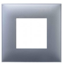 Рамка ARTLEBEDEV, "Avanti", "Закаленная сталь", 2 модуля  4404902  DKC