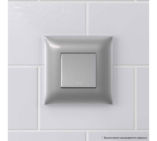 Рамка ARTLEBEDEV, "Avanti", "Закаленная сталь", 2 модуля  4404902  DKC