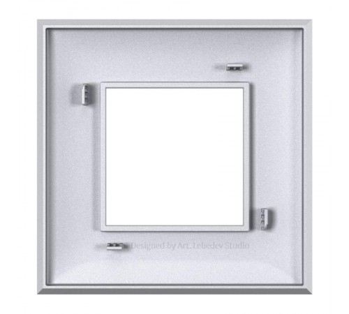 Рамка ARTLEBEDEV, "Avanti", "Закаленная сталь", 2 модуля  4404902  DKC