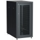 Шкаф LINEA E 24U 600х1000мм двери 2шт перф. и метал. чер  LE05-24U61-PM  ITK