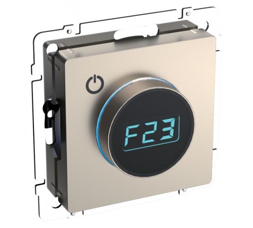 BRITE Термостат электронный с индикацией ТС10-1-БрШ шампань  BR-RT11-K37  IEK