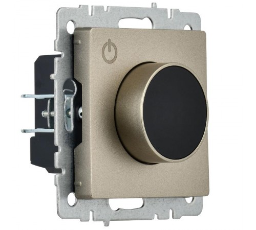 BRITE Термостат электронный с индикацией ТС10-1-БрШ шампань  BR-RT11-K37  IEK