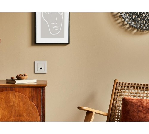 Etika Слоновая кость Розетка компьютерная RJ45 5 кат. UTP  672341  Legrand